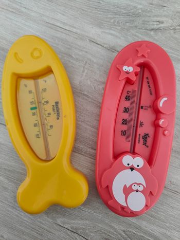 Lot de 2 thermomètre de bain