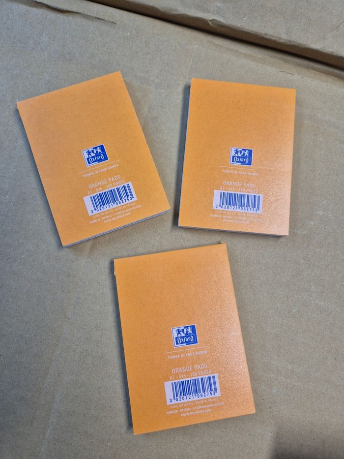 Lot 3 carnets Oxford A7 - photo numéro 5