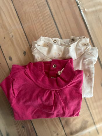 Lot sous-pull fille - 12 mois