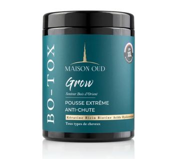 Masque Capillaire Grow – Racine de Ginseng, Biotine & Kératine