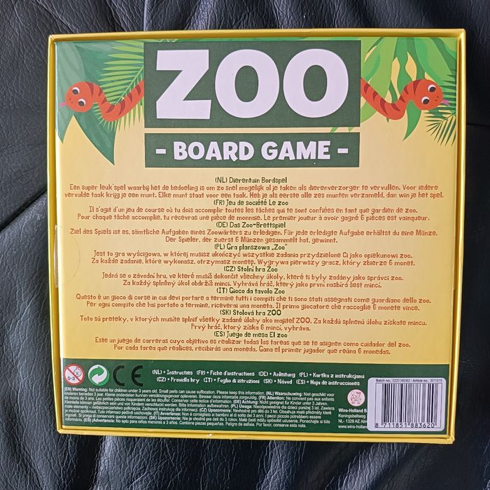 Jeux de plateau société zoo animaux - photo numéro 2