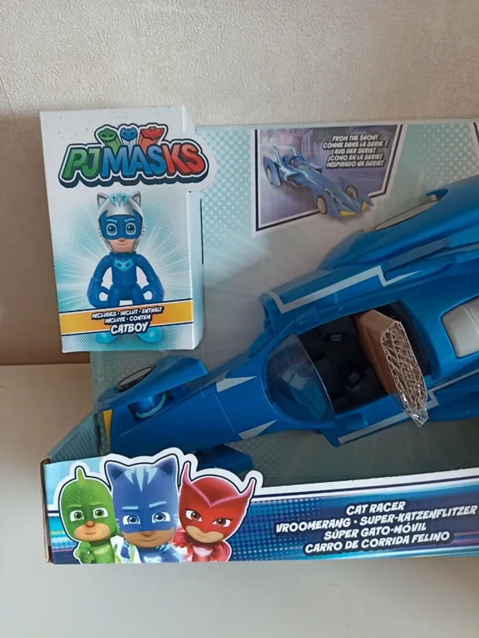 Véhicule pj masks avec figurine - photo numéro 3