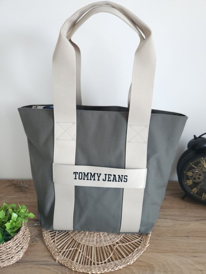 Sac Cabas Fourre-Tout Rétro Kaki Tommy Jeans
