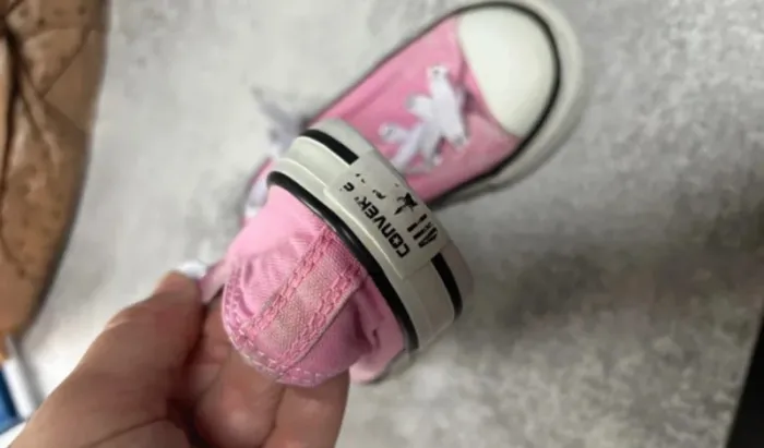 Converse rose basse taille 23 - photo numéro 3