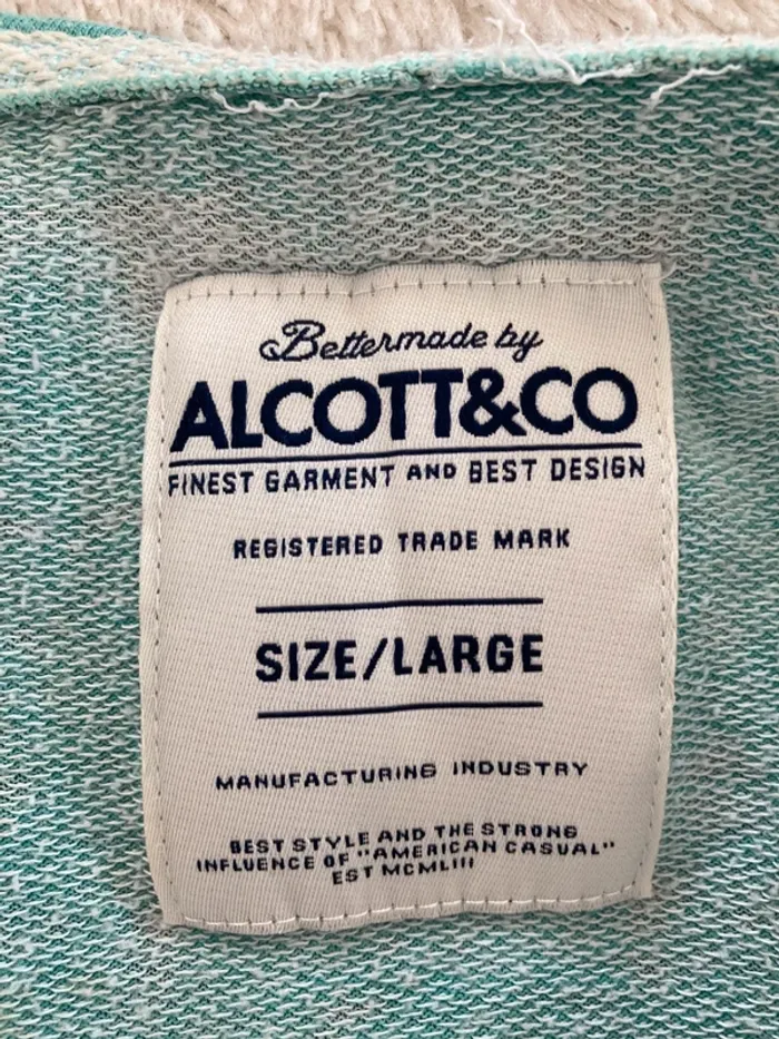 Sweat gilet à capuche vert d’eau Alcott&co L - photo numéro 4