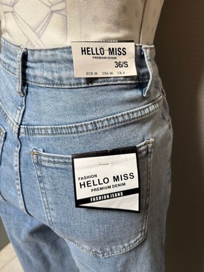 Superbe jeans troué Hello Miss taille S neuf avec étiquette 🎀 - photo numéro 7