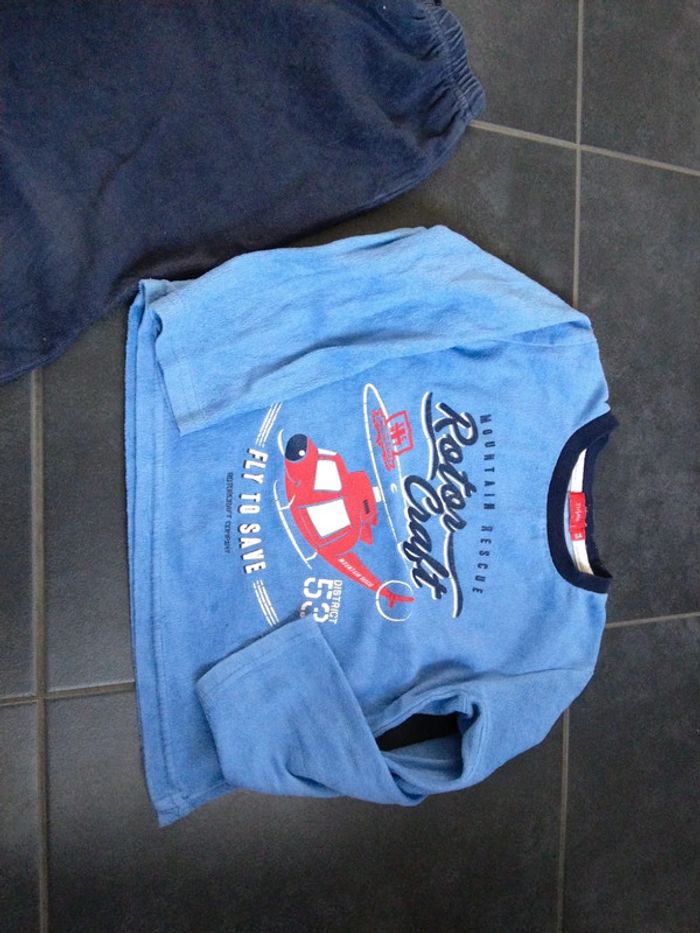 Pyjama 2 pieces bleu - photo numéro 2