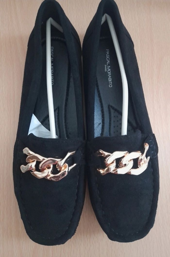 Mocassins Pascal Morabito femme couleur noire - photo numéro 5