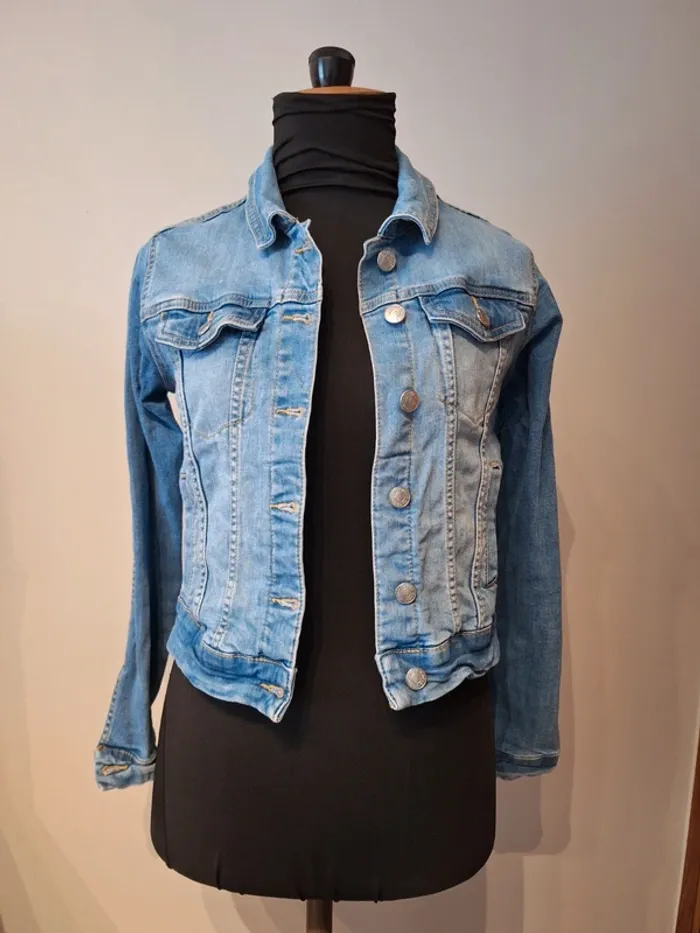 Veste en Jeans Cache Coeur