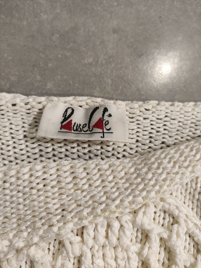 Haut blanc Pause Café manches longues – Taille 38/40 - photo numéro 7