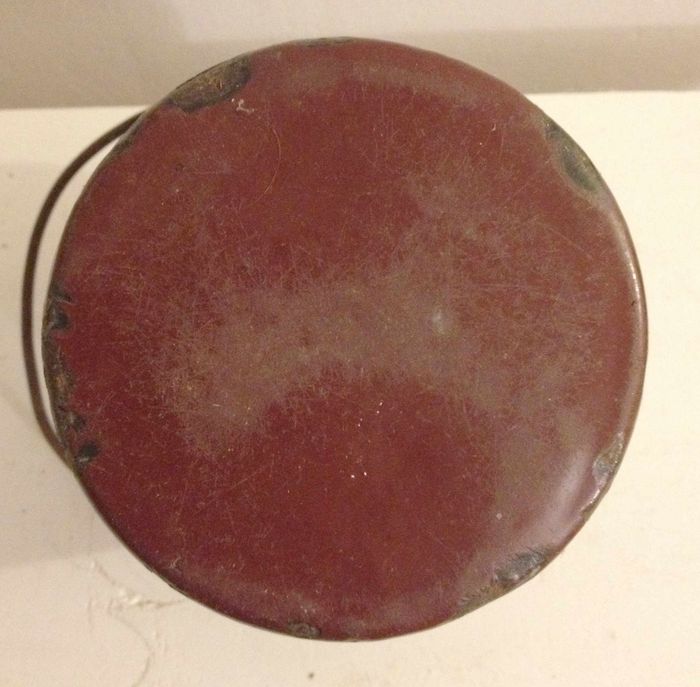 Ancien mini sceau bordeaux avec anse et couvercle pour décoration ou autre - photo numéro 7