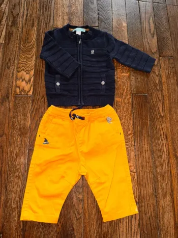 Gilet obaibi et bas sergent major 3 mois