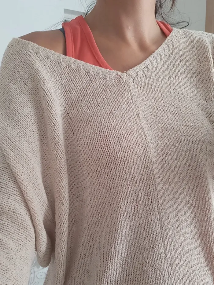 Pull manches 3/4 loose Kiabi 38/40 - photo numéro 3