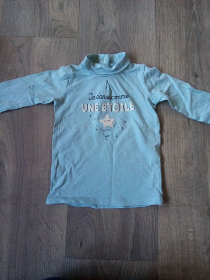 Sous pull fille 24 mois