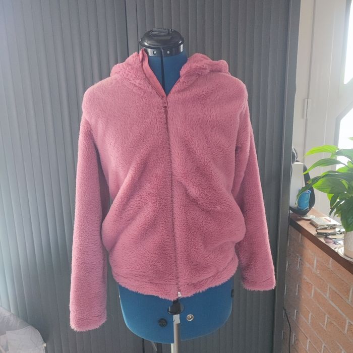Gilet pilou pilou 12ans fille fushia pepperts! Avec capuche