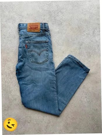 Jeans Levi's 514 W26 FR36 L27 coupe droite bleu Femme women pan697b