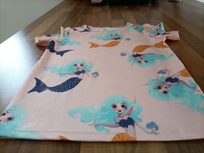Pyjama deux pièces sirène 6 ans shein rose - photo numéro 4