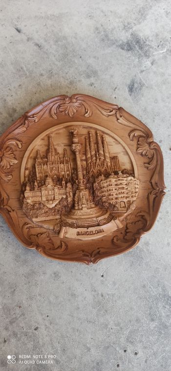 Assiette decorative barcelone