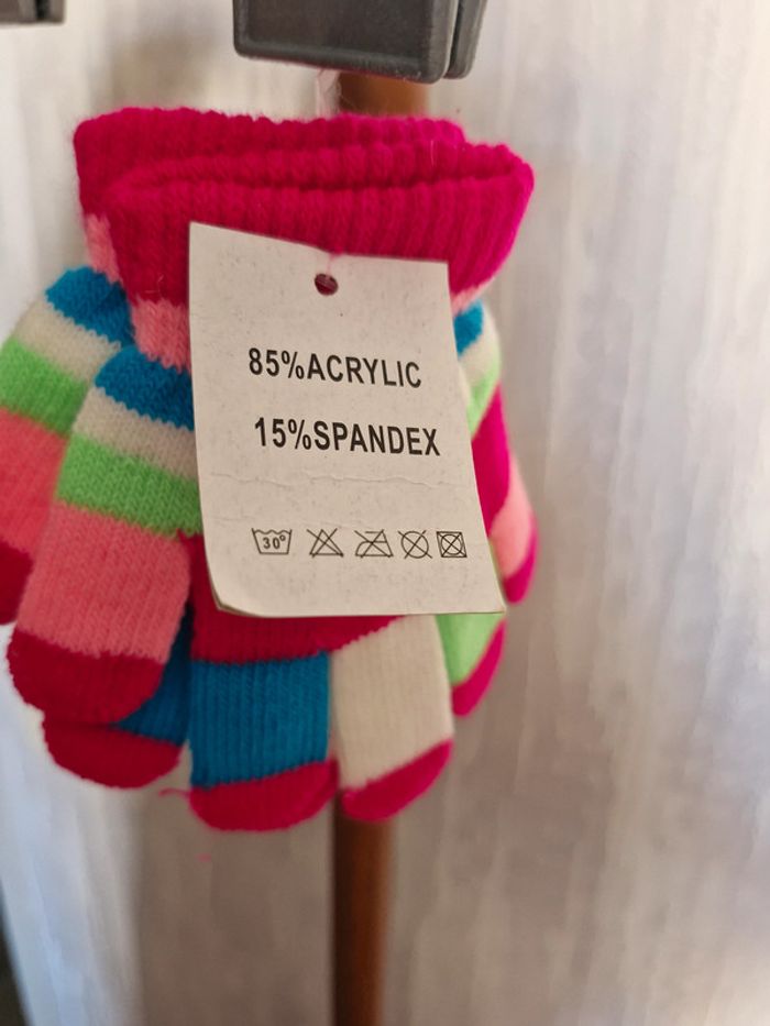 Gant enfant Taille unique Swan Acrylique Spandex - photo numéro 3