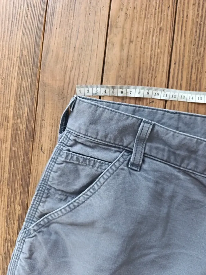 Short jean Carhartt workwear Carpenter W40 - photo numéro 11