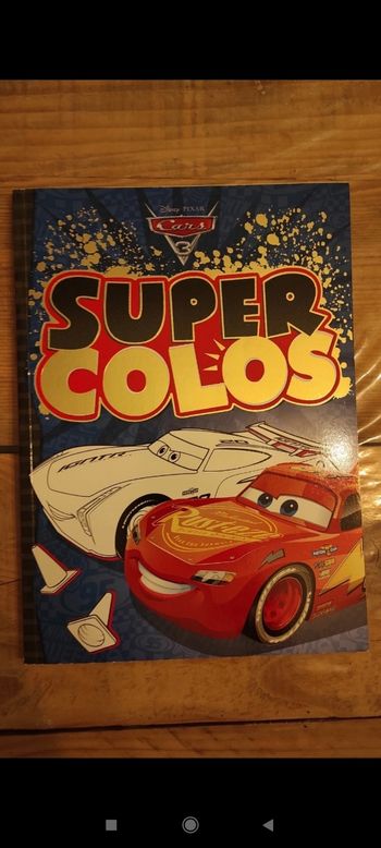 Livre coloriage cars