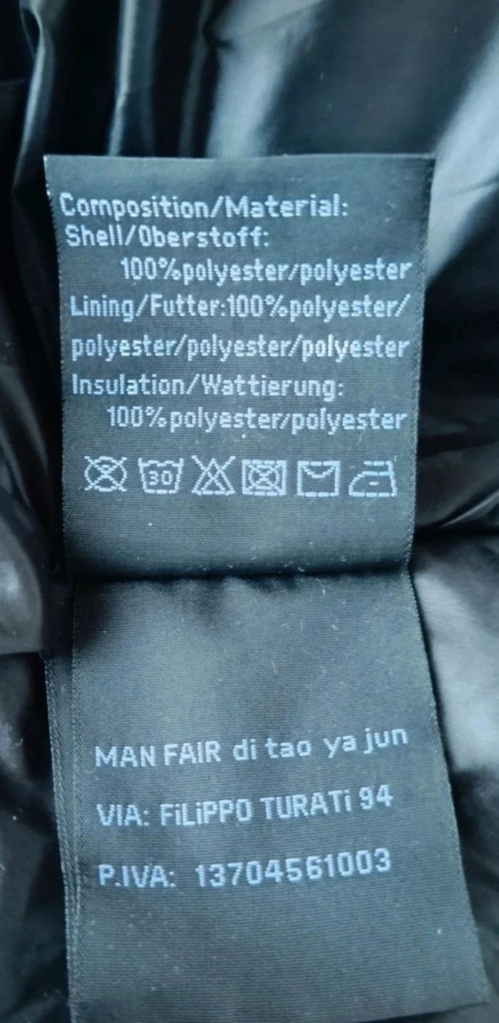 Doudoune Puffertech noire – chaude et confortable – taille L – comme neuve - photo numéro 4