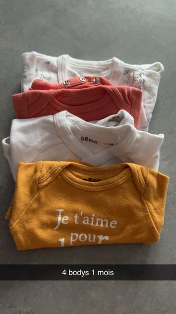 Vêtement bébé 1 mois