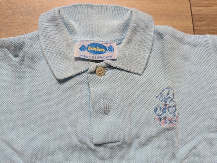 Joli tee-shirt manches courtes vintage 12 mois bonbon - photo numéro 2