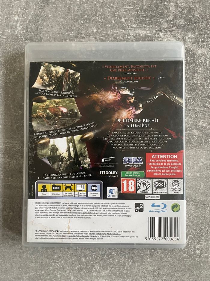Jeu pour Sony PS3, Bayoneta en français. - photo numéro 3