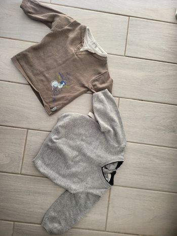 Lot de pulls Kitchoun garcon 9mois