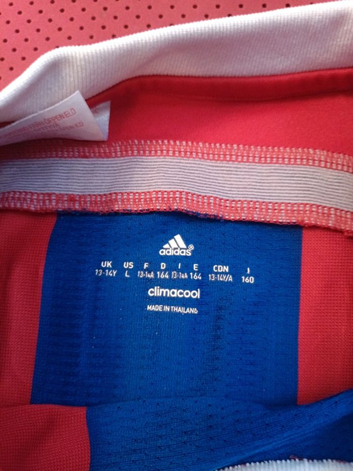 Maillot de foot Lewandowski Bayern München, Adidas Authentique Officiel taille enfant 13/14 ans - photo numéro 8