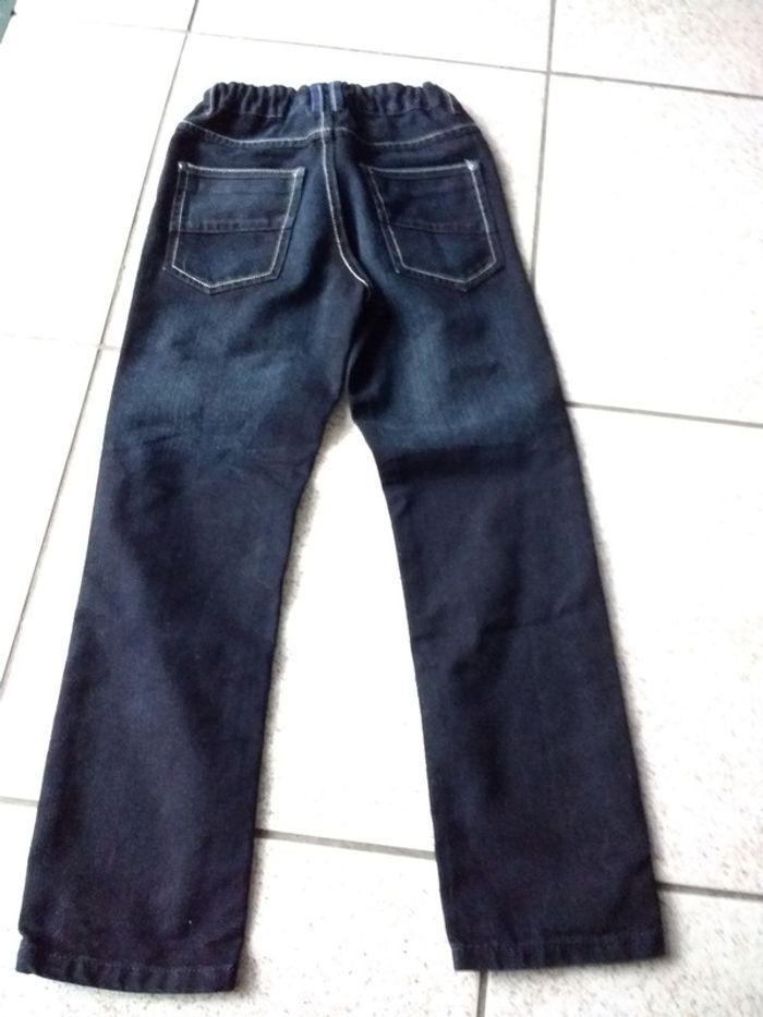 Jean bleu enfant taille élastique - photo numéro 2