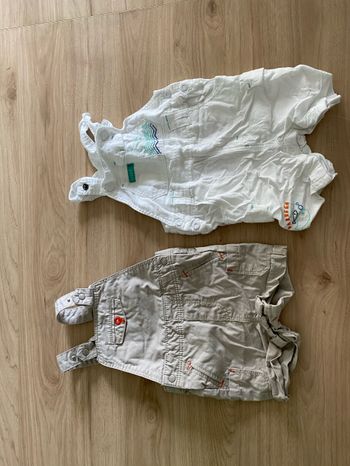 2 salopette bébé garçon 3 mois
