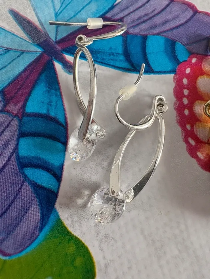 Lot de 2 paires de boucles d’oreilles - photo numéro 2