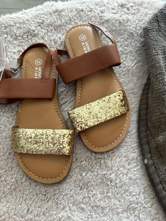 Sandale Monoprix cuir taille 32 - photo numéro 2