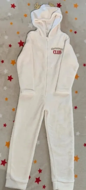 Pyjama Tape à l’Œil Blanc 8 Ans NEUF