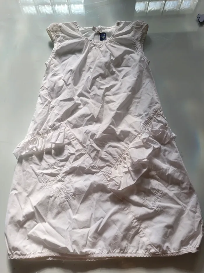 Robe blanche Sergent Major taille 7 ans
