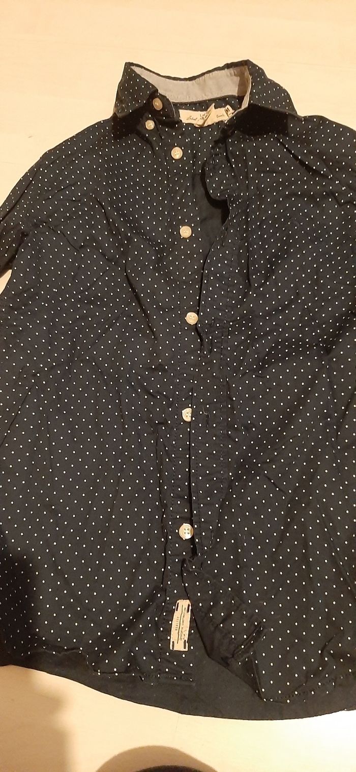 Chemise à pois