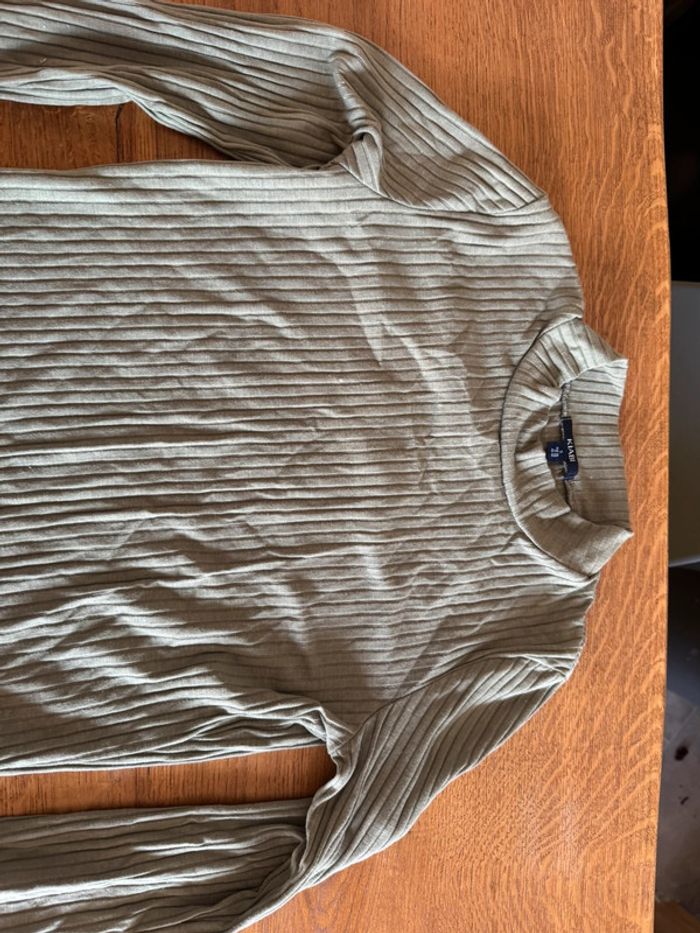 Tee shirt femme côtelé - photo numéro 2