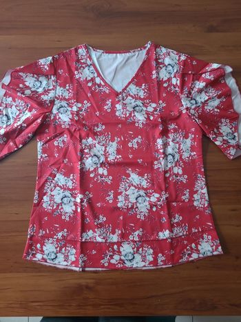 Chemisier/blouse  fleuri mc