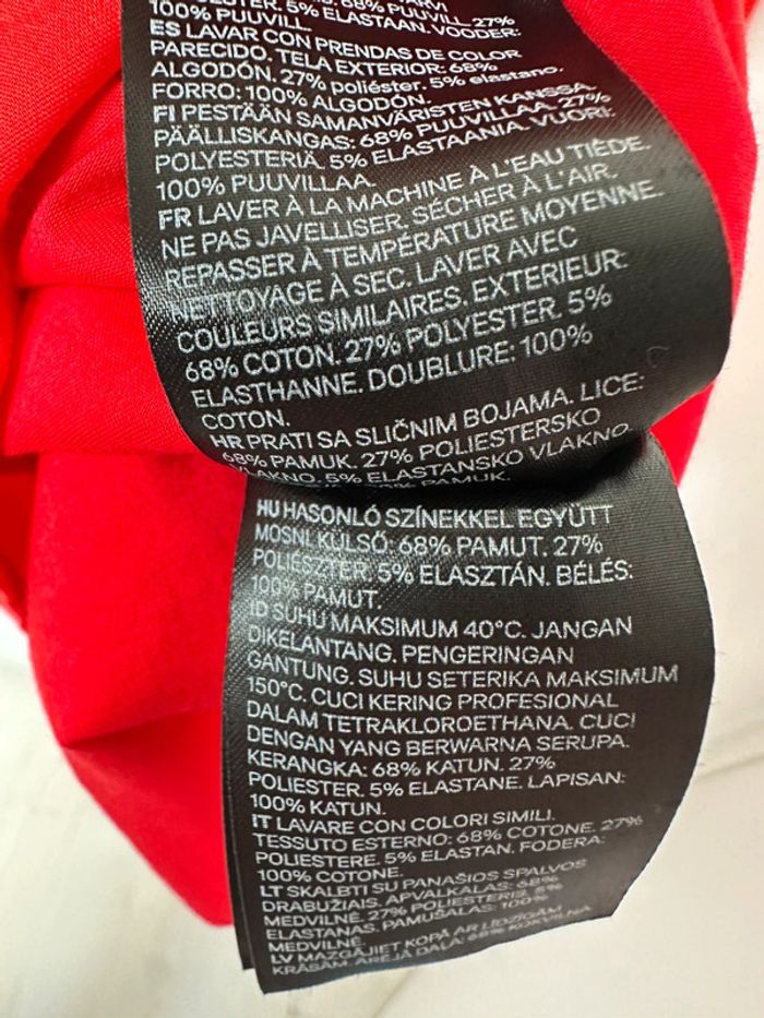 🌸Robe - rouge - H&M - à porter sur les épaules 🌸 - photo numéro 6