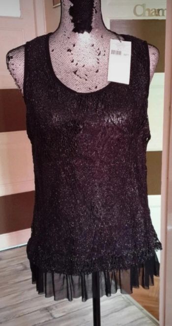 Débardeur brillant femme breal neuf 