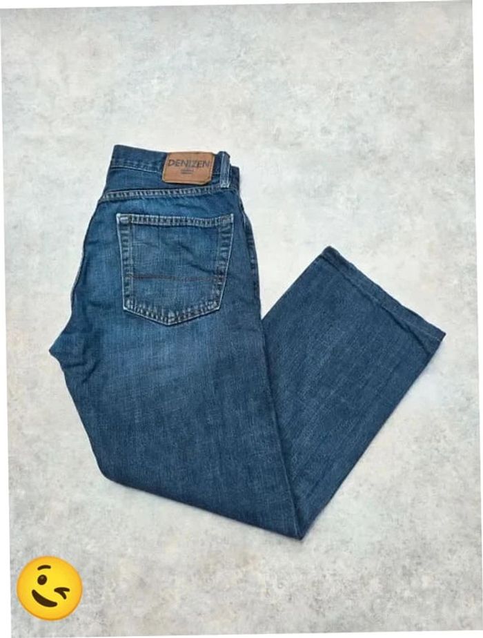 Jeans Levi's Denizen W32 FR42 L30 coupe droite bleu Homme Men pan324b - photo numéro 1