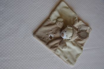 DOUDOU PLAT OURS DEGUISE EN LAPIN **NICOTOY ** 1567
