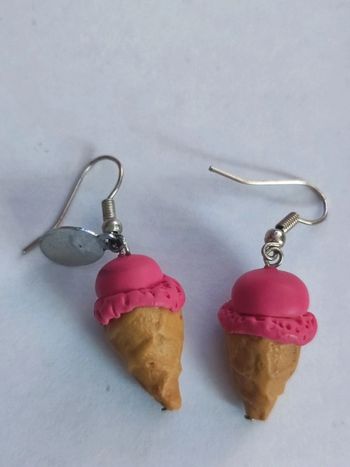Boucles d'oreilles glace