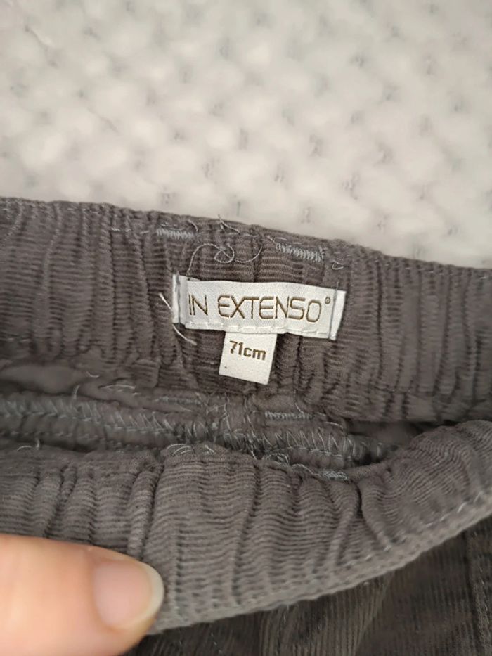 🔸 Pantalon Velours In Extenso - 9 mois 🔸 - photo numéro 4