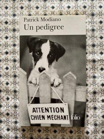 Un pedigree de Patrick Modiano