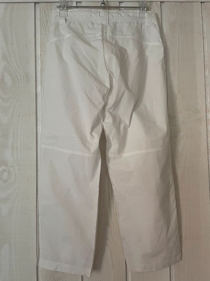 Pantacourt toile blanc - Tri martolod - 36 - photo numéro 2