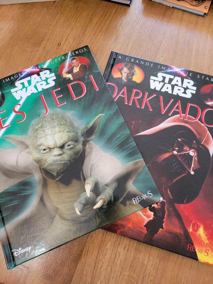 Lot de 2 livres documentaires Star Wars