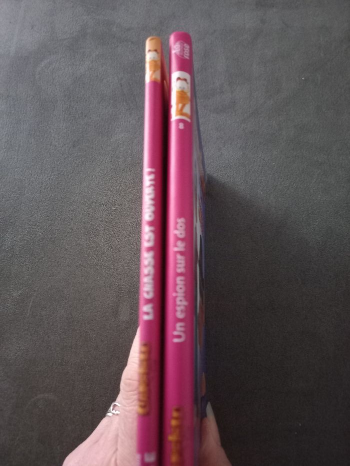 Lot 2 livres bibliotheque rose garfield 8/10 ans - photo numéro 3